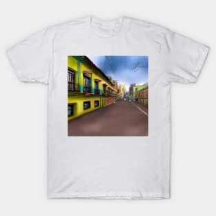 Tarde en La Candelaria, Bogotá T-Shirt